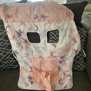 go by goldbug shopping cart and high chair cover